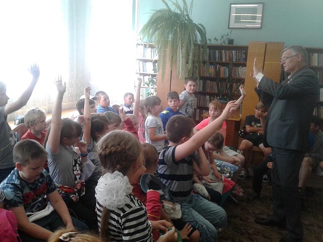 Biblioteka N.Krupskoy Vstrecha s Trafimovymi9